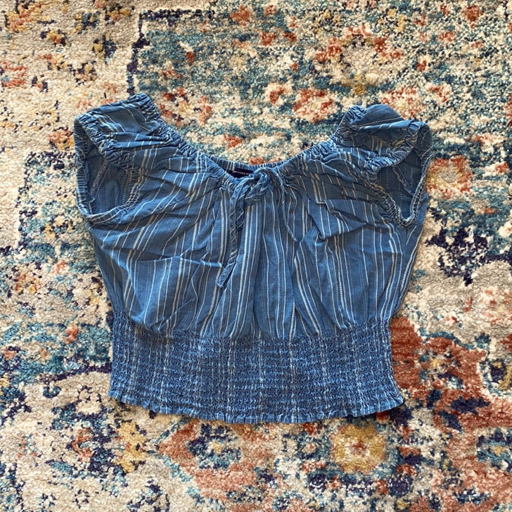 Brand new American Eagle cropped off shoulder top